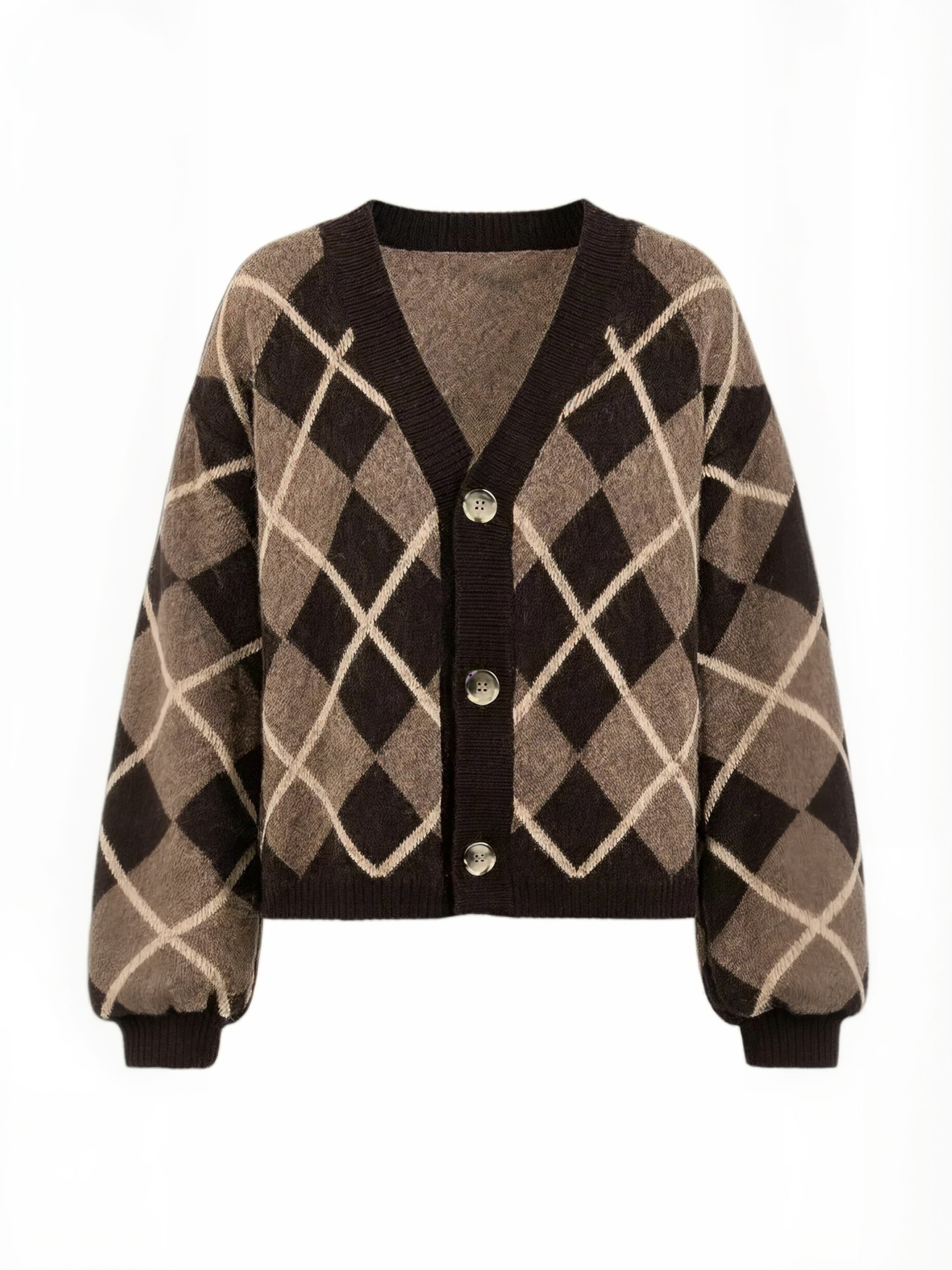 Cardigan ' Pen ' Opal Studio en marron : devant