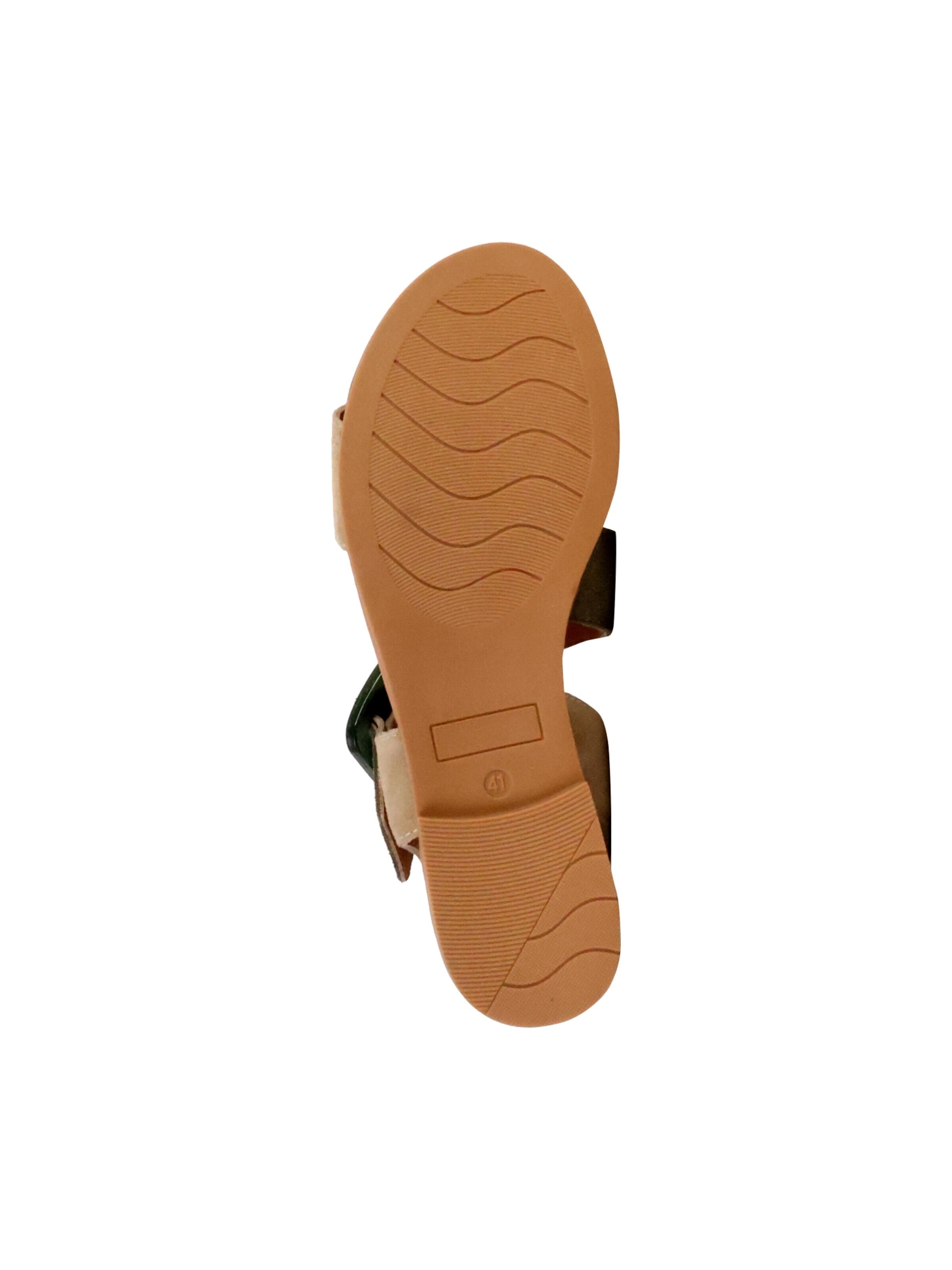 The Divine Factory Sandaal 'Alenoa-Ledersandalen' in Groen
