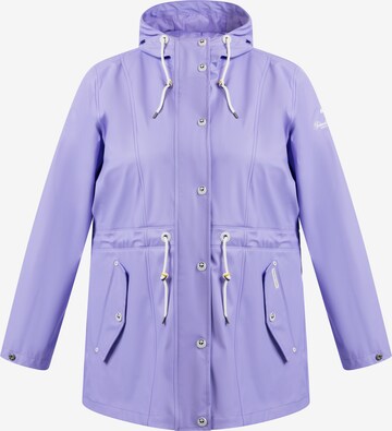 Schmuddelwedda Raincoat in Purple: front