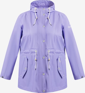 Manteau fonctionnel Schmuddelwedda en violet : devant