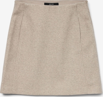 Vero Moda Curve Rok in Bruin: voorkant