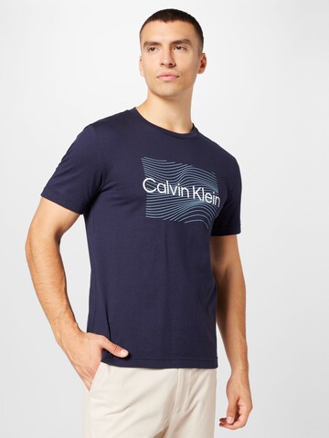 Calvin Klein T-Shirt in Blau: Vorderseite