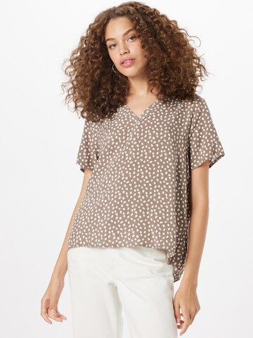 OBJECT Blouse 'CELESTE' in Brown: front