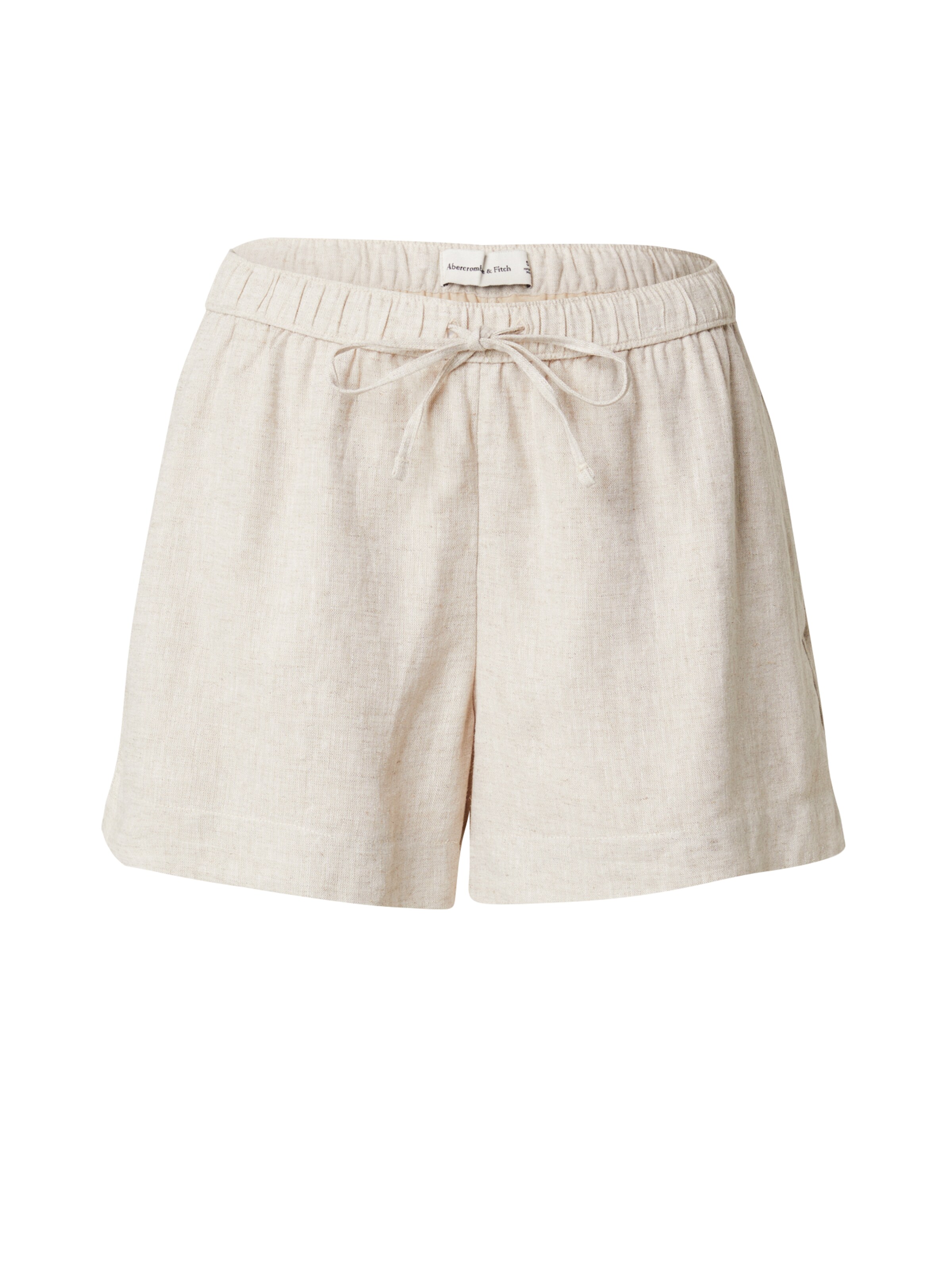 Regular Pantalon Abercrombie & Fitch en beige : devant