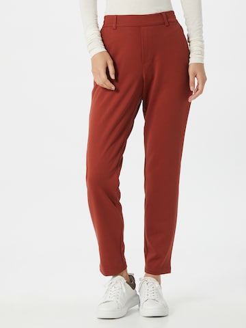 Tapered Pantaloni chino di TOM TAILOR DENIM in arancione: frontale