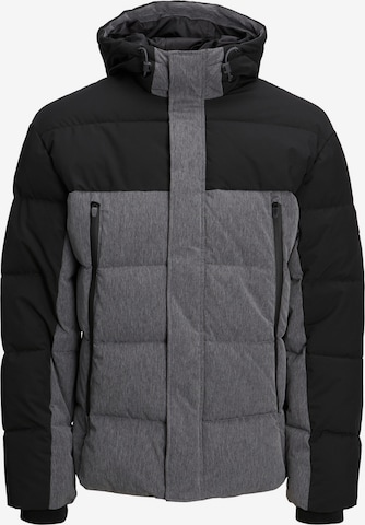 JACK & JONES Winter jacket 'FRIDAY' in Grey: front