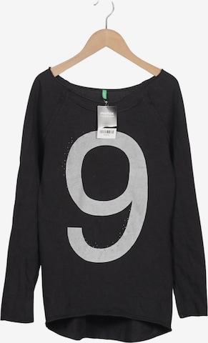 UNITED COLORS OF BENETTON Sweatshirt & Zip-Up Hoodie in XS in Black: front