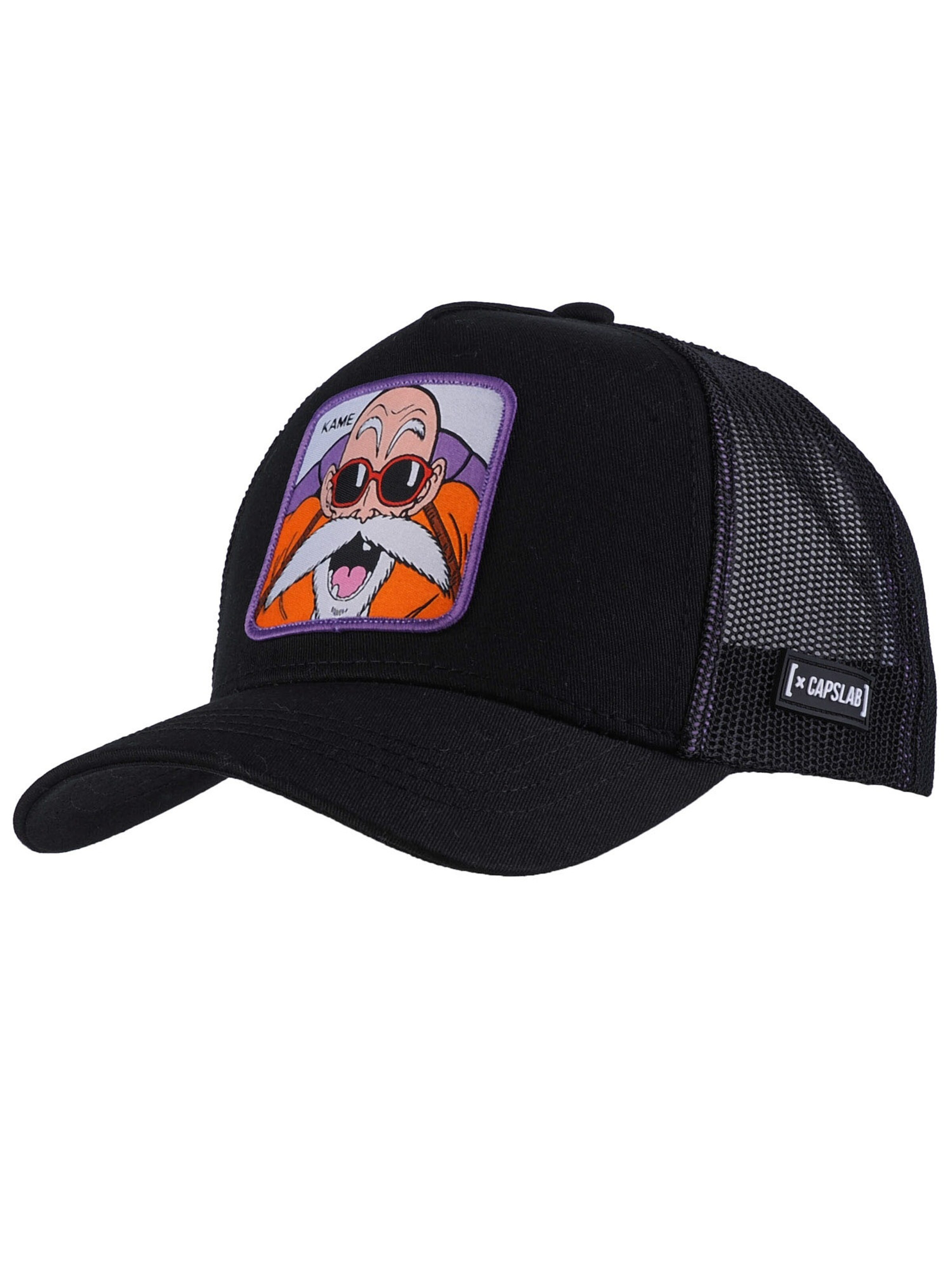 Capslab Cap in Black: front