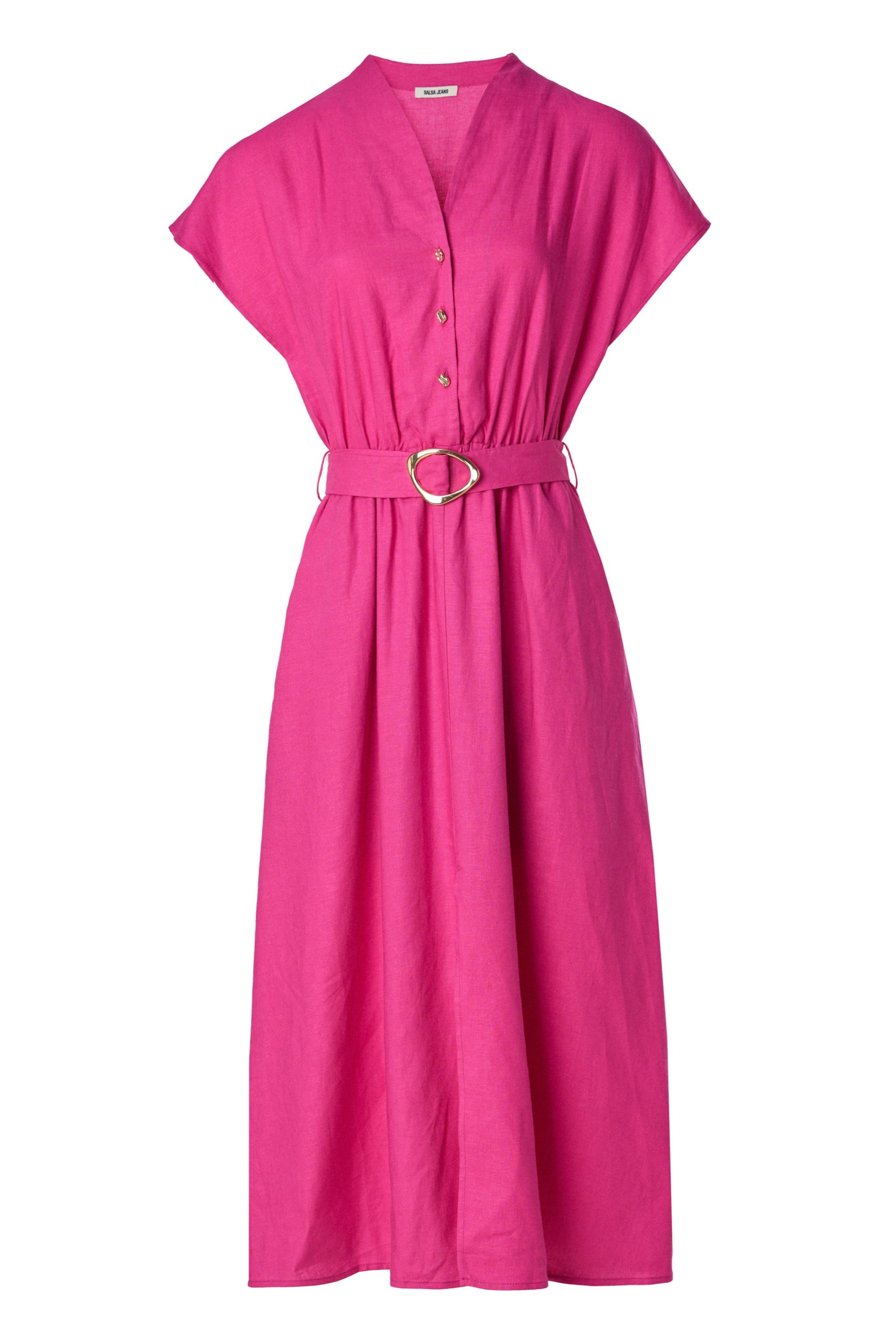 Salsa Jeans Kleid in Pink: Vorderseite