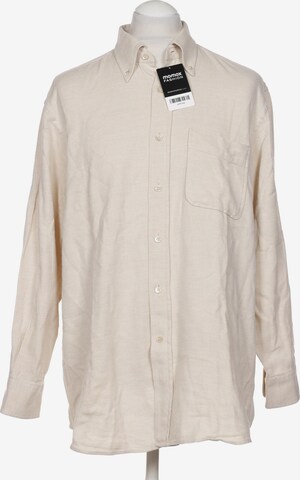 Van Laack Button Up Shirt in L in Beige: front