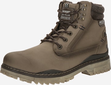 Dockers by Gerli Lace-up boots '47LY101' in Grey: front