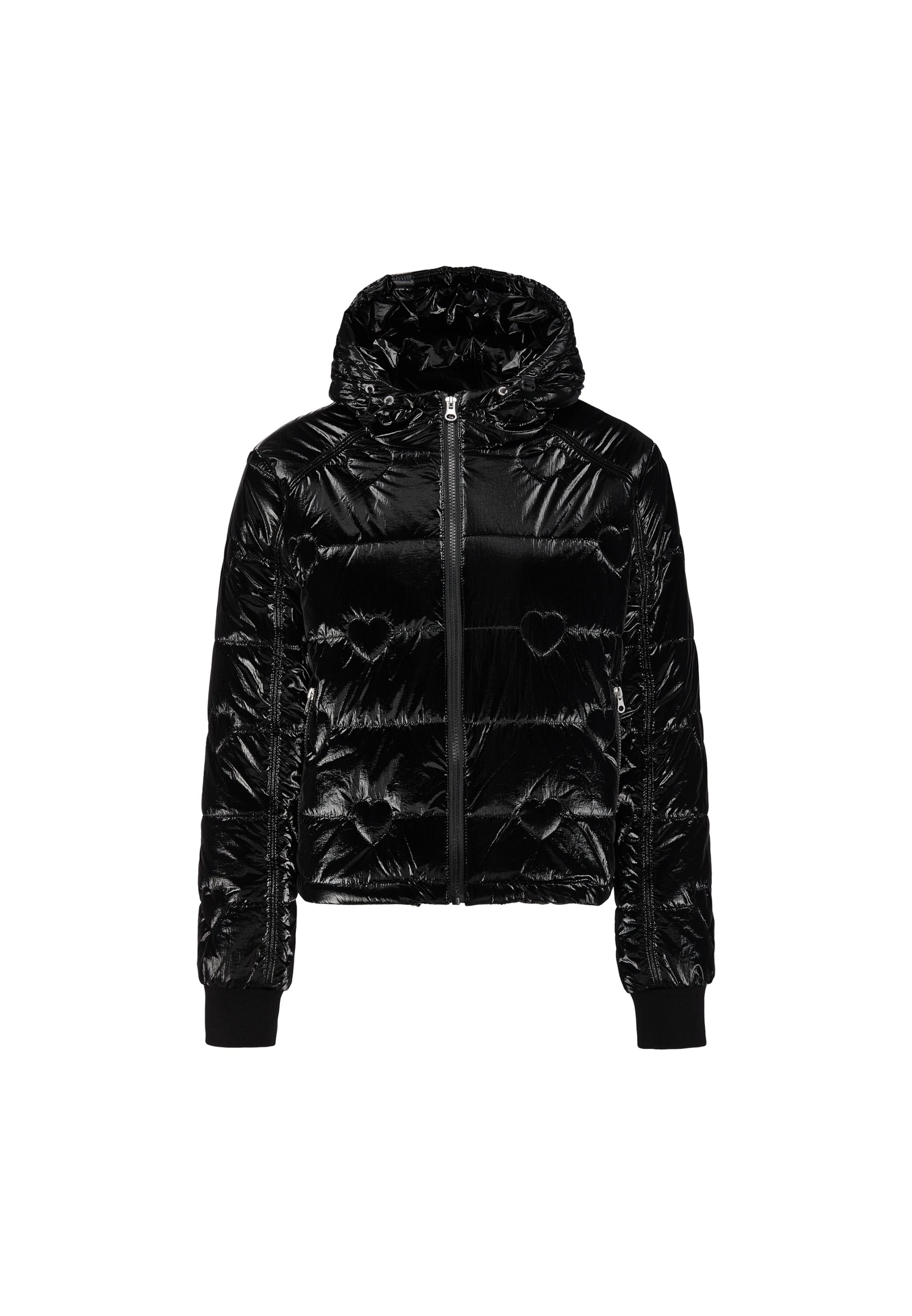 MYMO - Chaqueta de entretiempo en negro: frente