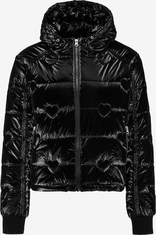 MYMO - Chaqueta de entretiempo en negro: frente