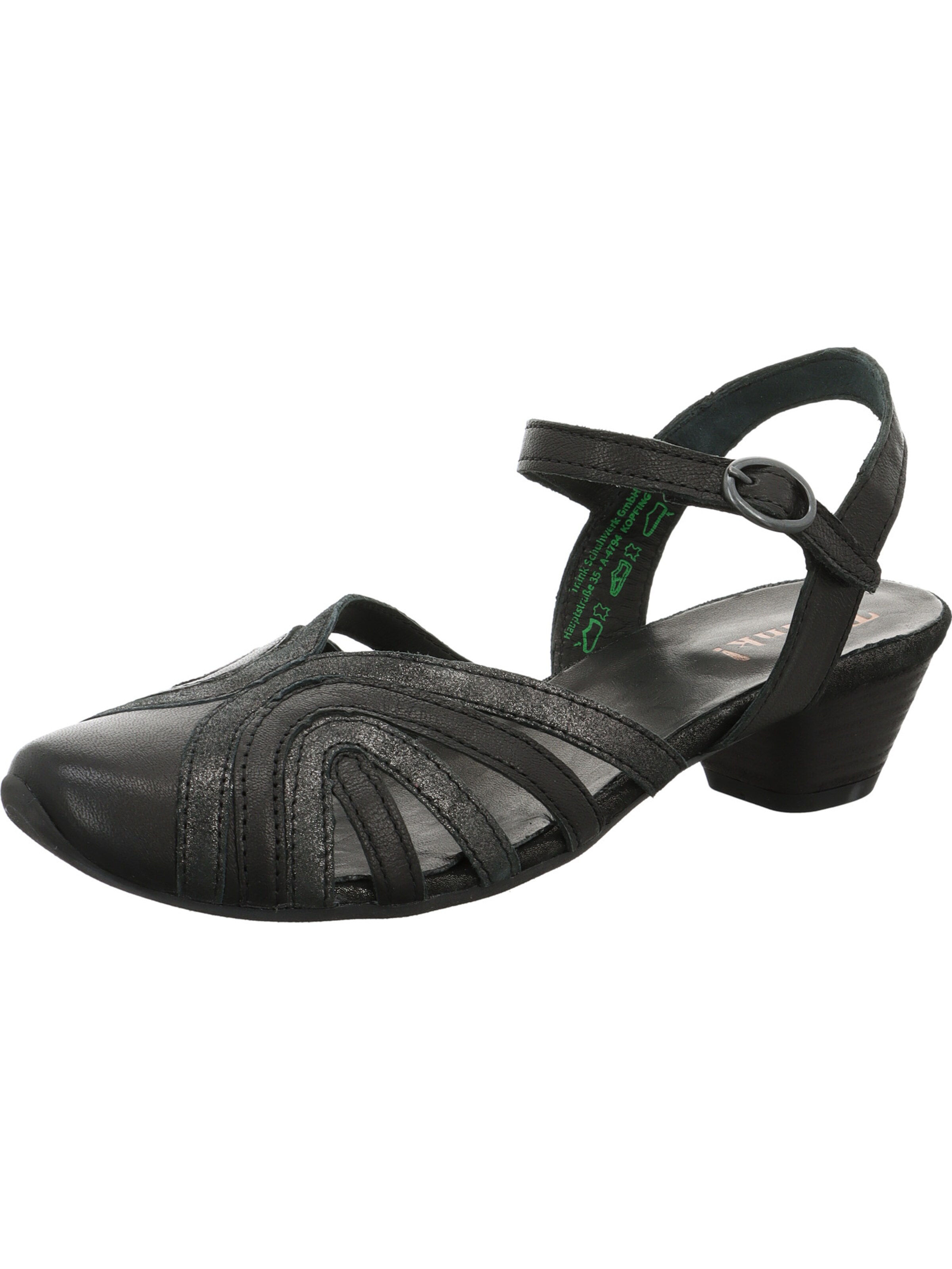 THINK! Sandals 'Aida' in Black: front