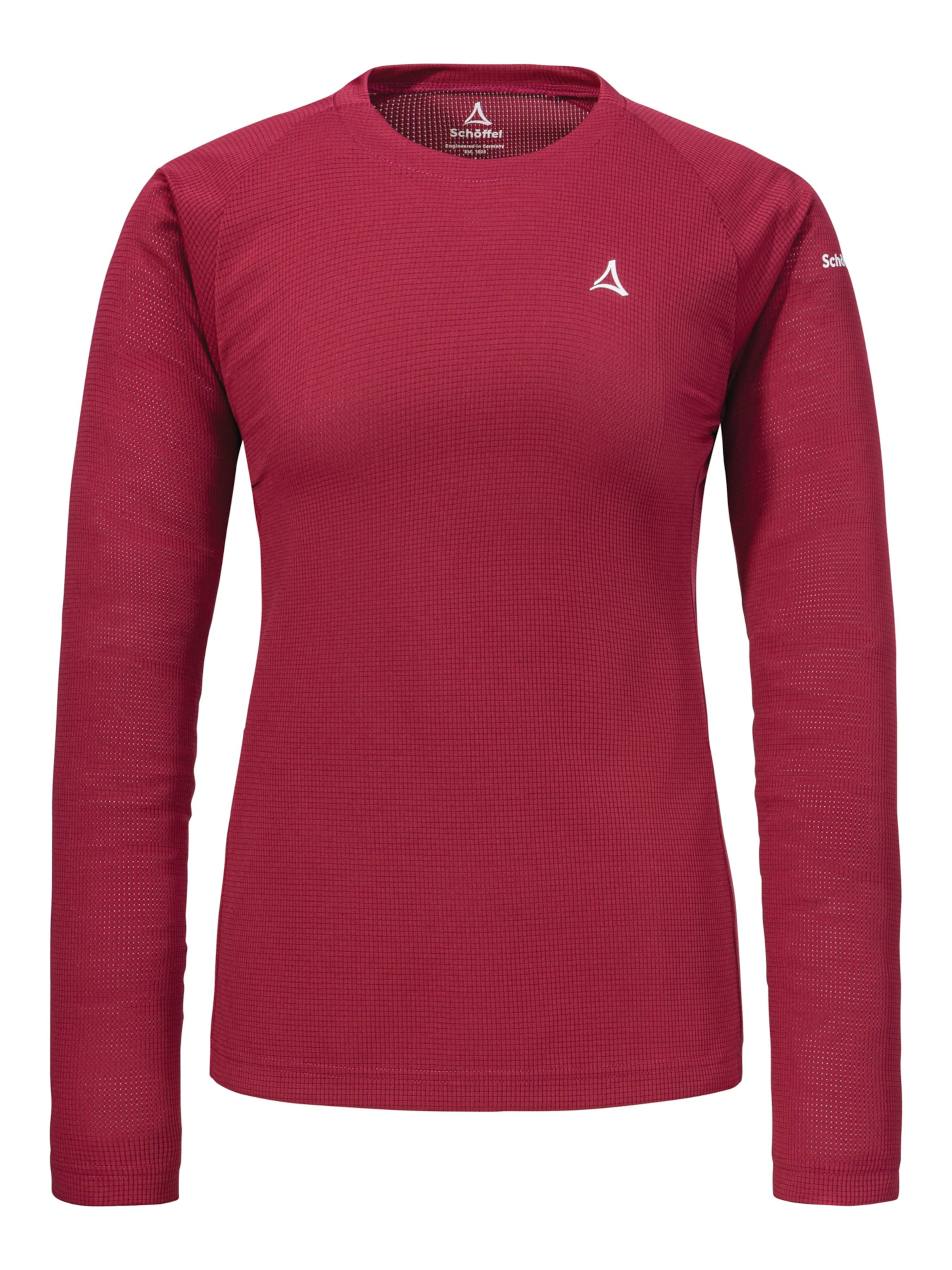 T-shirt fonctionnel 'Mountain' Schöffel en rouge : devant