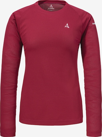 Schöffel Functioneel shirt 'Mountain' in Rood: voorkant