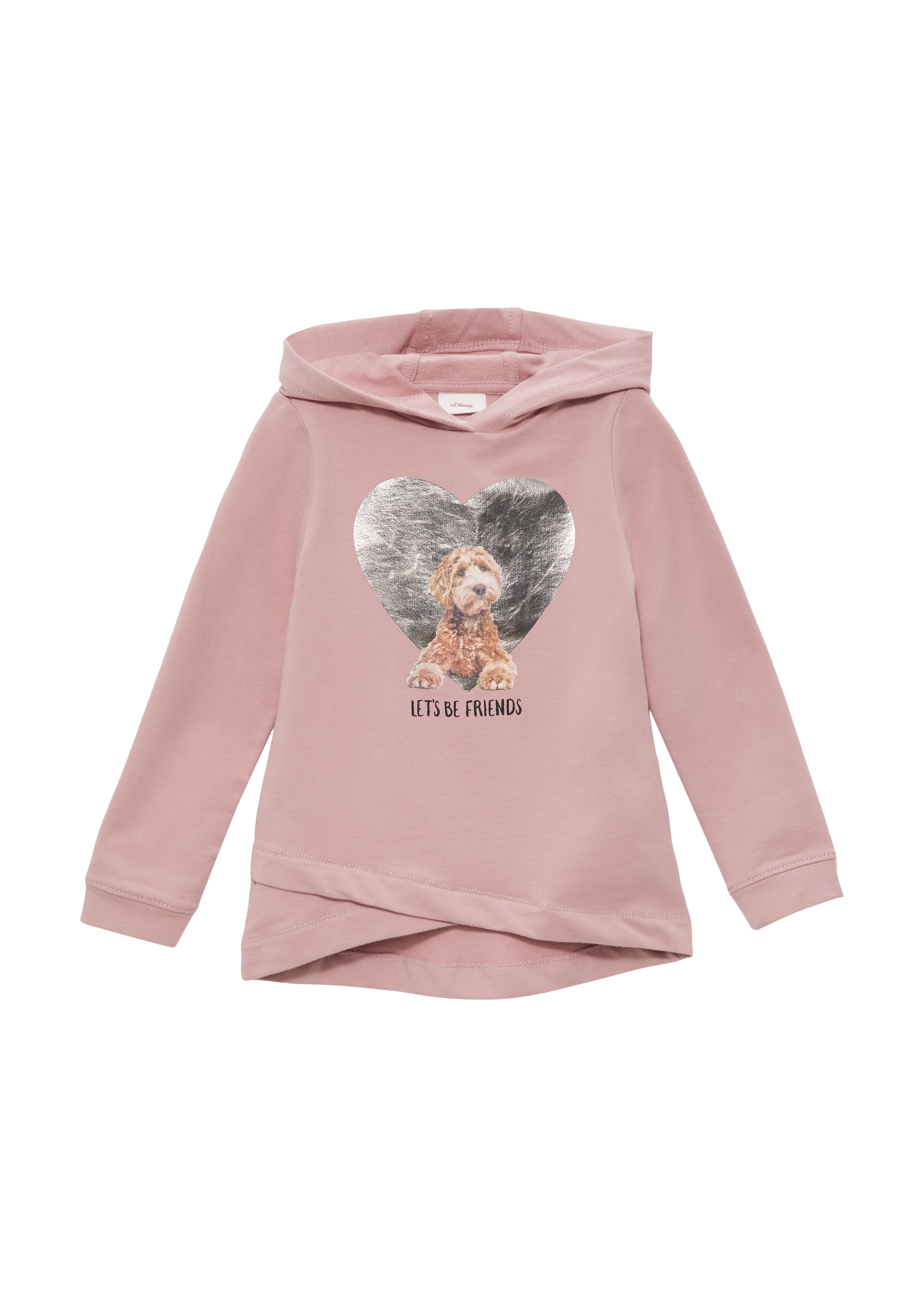 s.Oliver Sweatshirt in Pink: Vorderseite