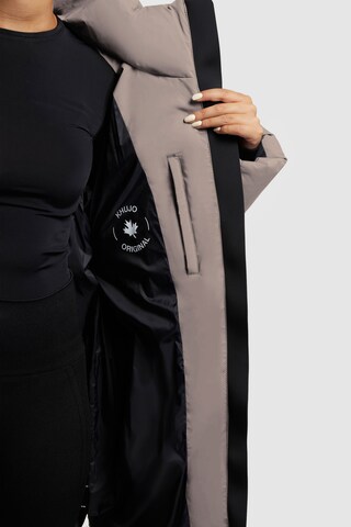 Manteau d’hiver 'Haya2 Matt' khujo en gris
