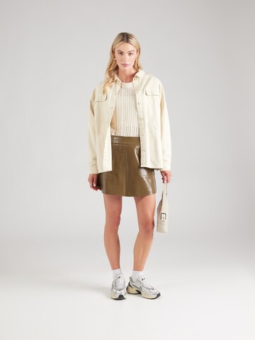 PIECES - Jersey 'PCNUKA' en beige