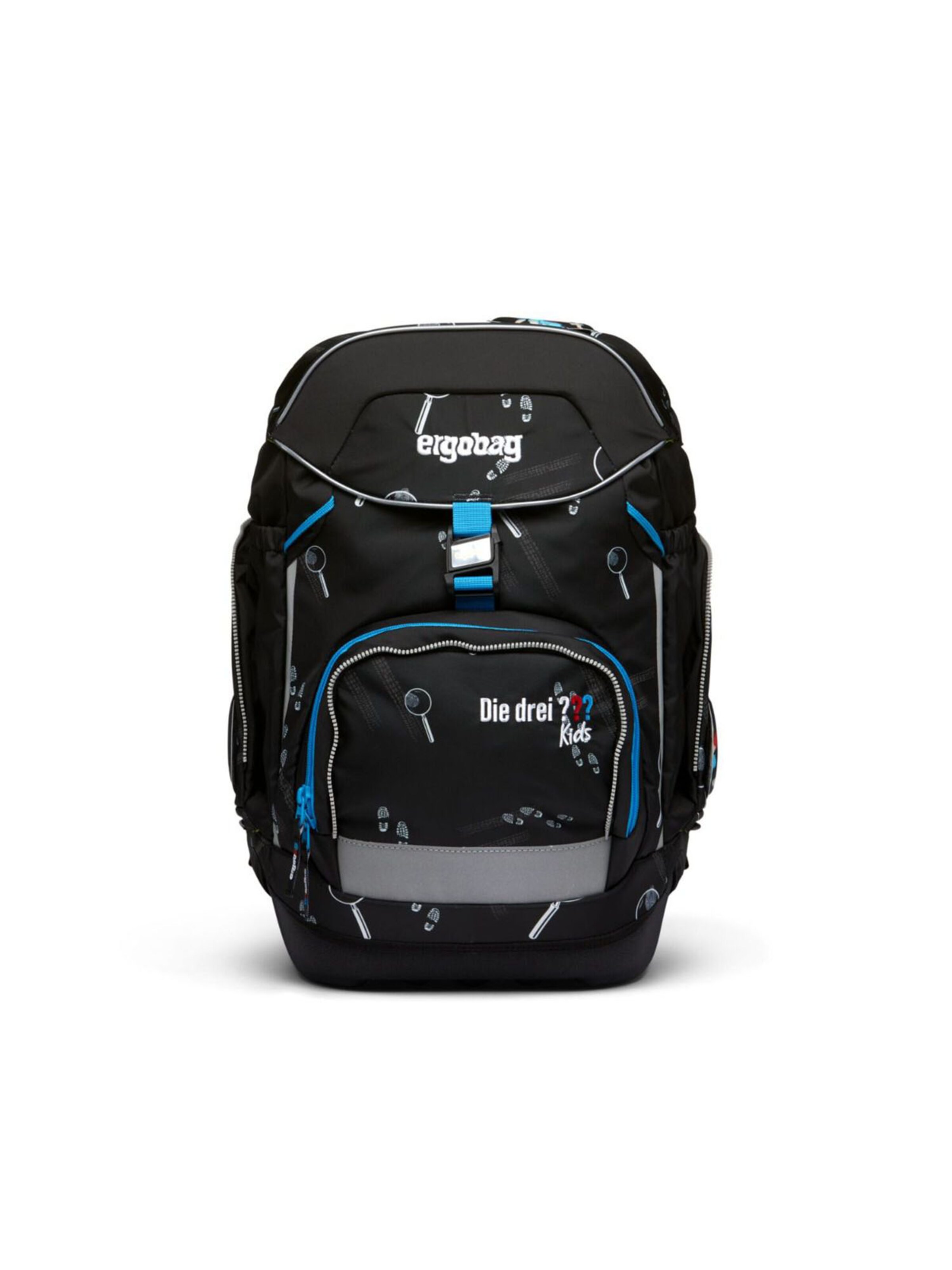 ergobag Backpack 'Set 6tlg' in Black