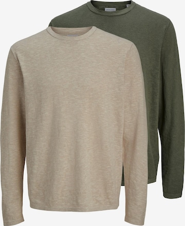 JACK & JONES Sweater 'Summer' in Green: front