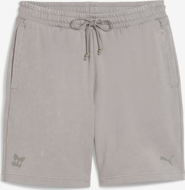 PUMA Shorts 'PUMA x SONIC THE HEDGEHOG' in Grau: Vorderseite