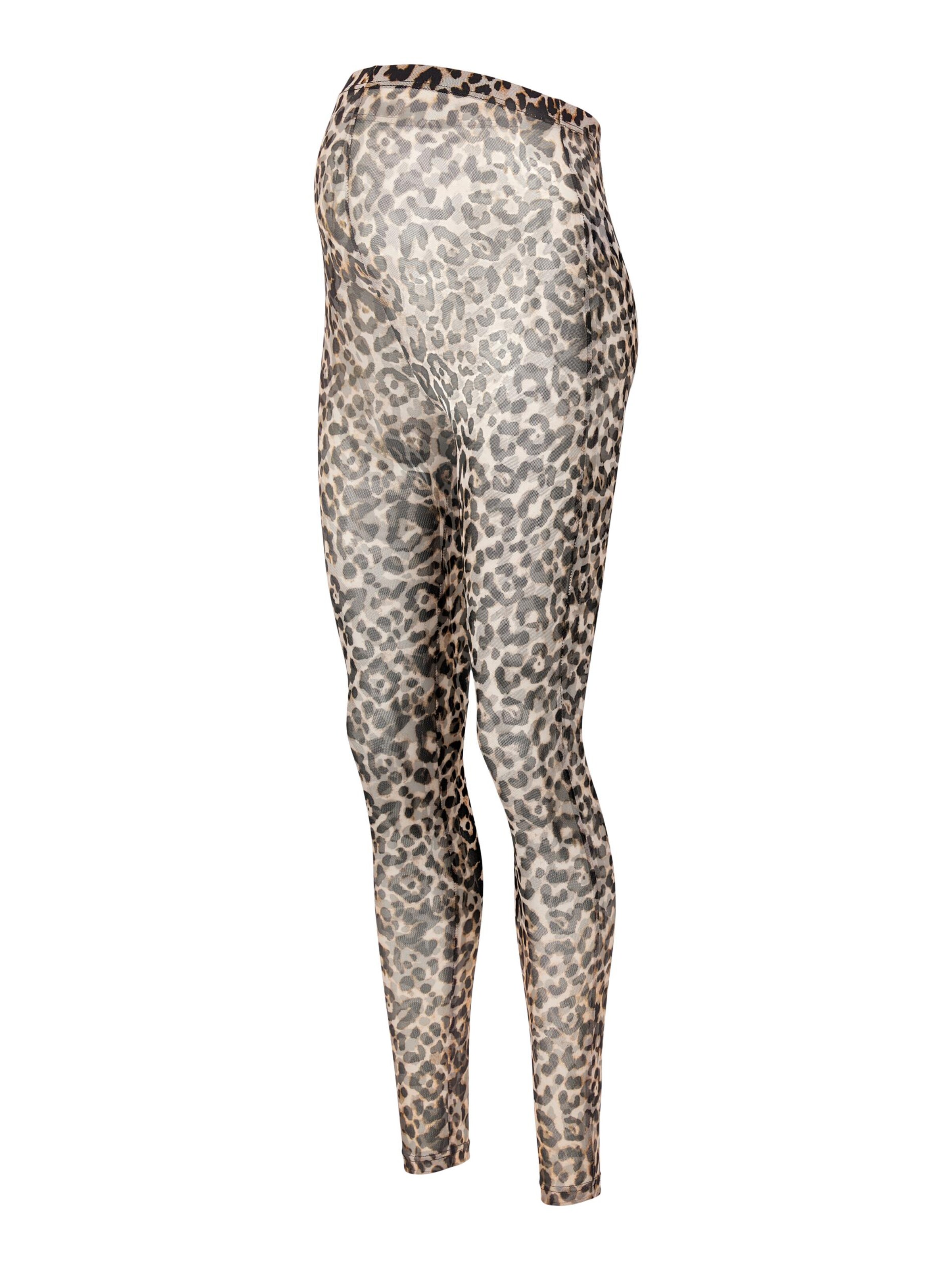 MAMALICIOUS Leggings 'SONIA' i lysebeige / sort, Produktvisning