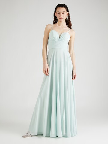 mascara Evening Dress in Green: front