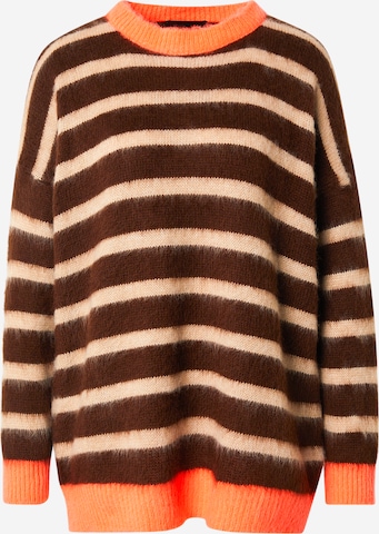 miss goodlifePulover - smeđa boja: prednji dio