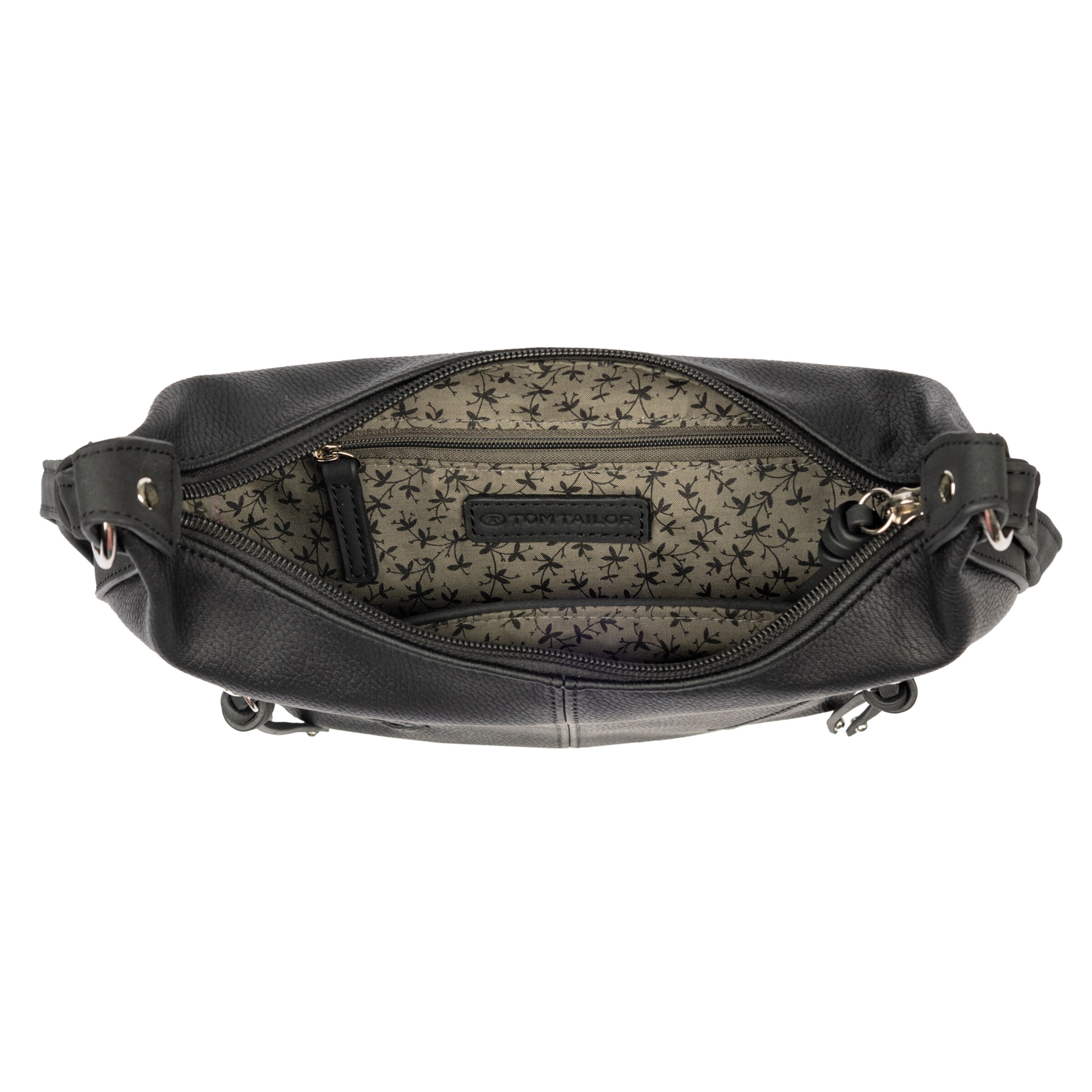 TOM TAILOR Crossbody bag 'Caia' in Black