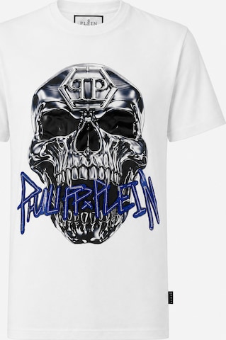 Philipp Plein Shirt 'Skull' in Wit: voorkant