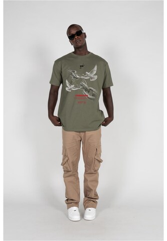 MJ Gonzales T-Shirt 'Freedom' in Grün