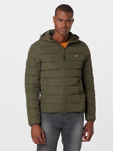 Lyle & Scott Tussenjas in Groen: voorkant