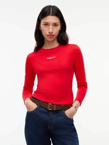 Tommy Jeans Póló - piros: elől