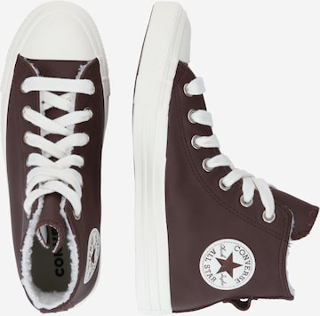 CONVERSE Korkeavartiset tennarit 'CHUCK TAYLOR ALL STAR' värissä ruskea