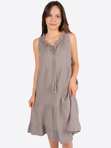 Robe Seasons of April en marron