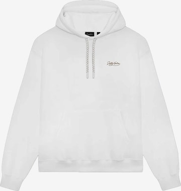 Pull-over 'Pik-Ass' DOLLY NOIRE en blanc : devant