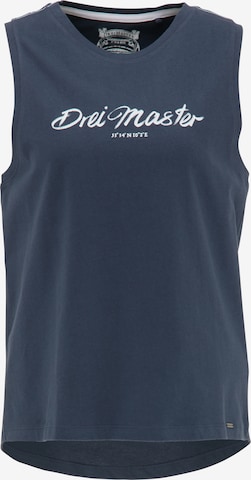 DreiMaster Vintage Top in Blau: predná strana