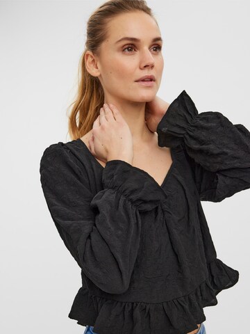 VERO MODA Bluse 'Holly' in Schwarz