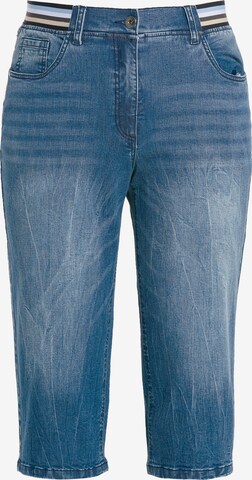 Ulla Popken Capri-Jeans 'Sophie' in Blau: predná strana