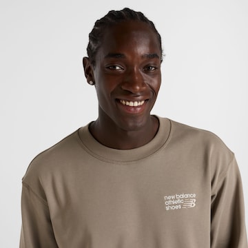 new balance Sweatshirt 'Athletics Premium' in Grijs