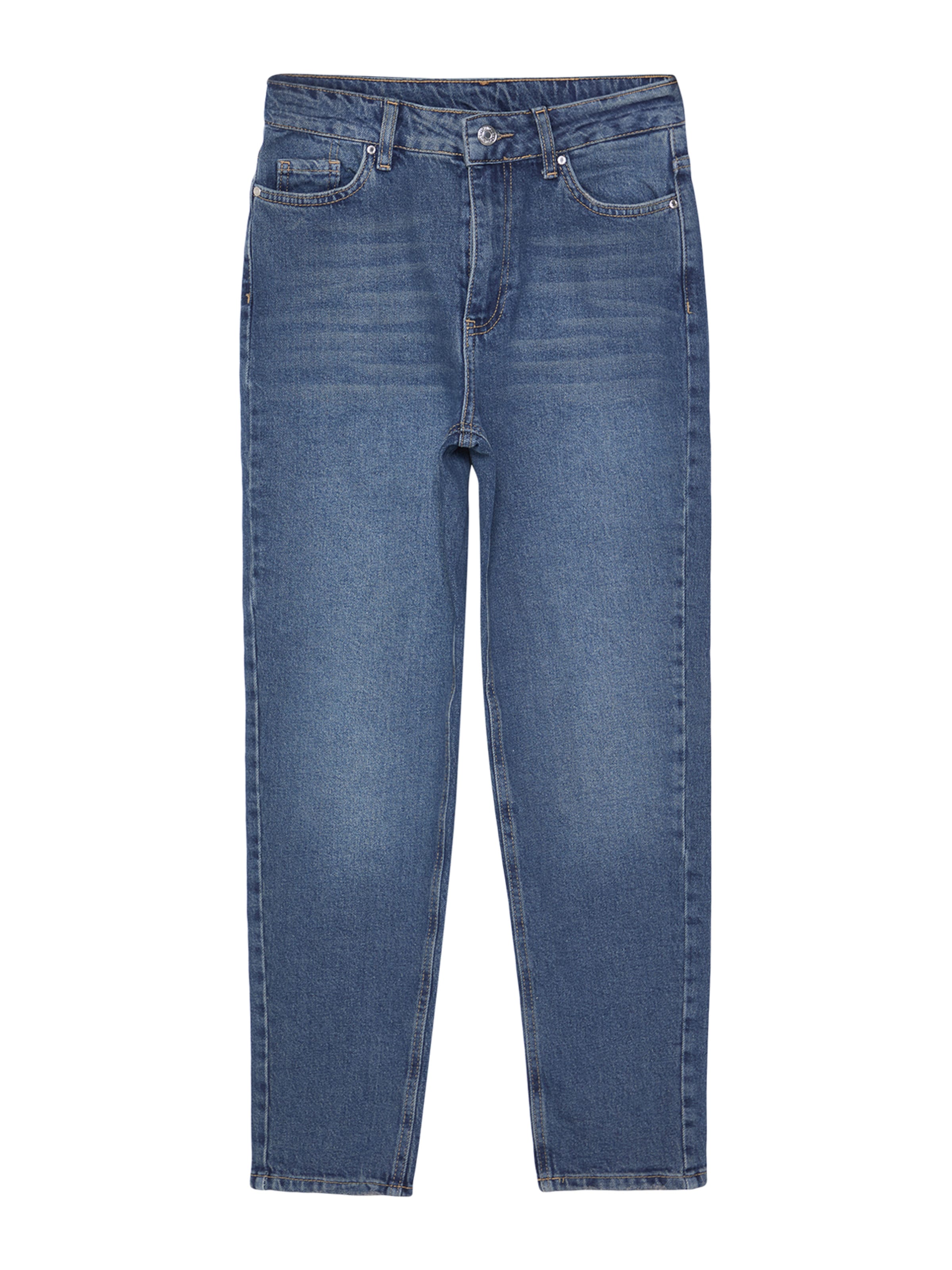 Trendyol Zwężany krój Jeansy w kolorze niebieski: przód