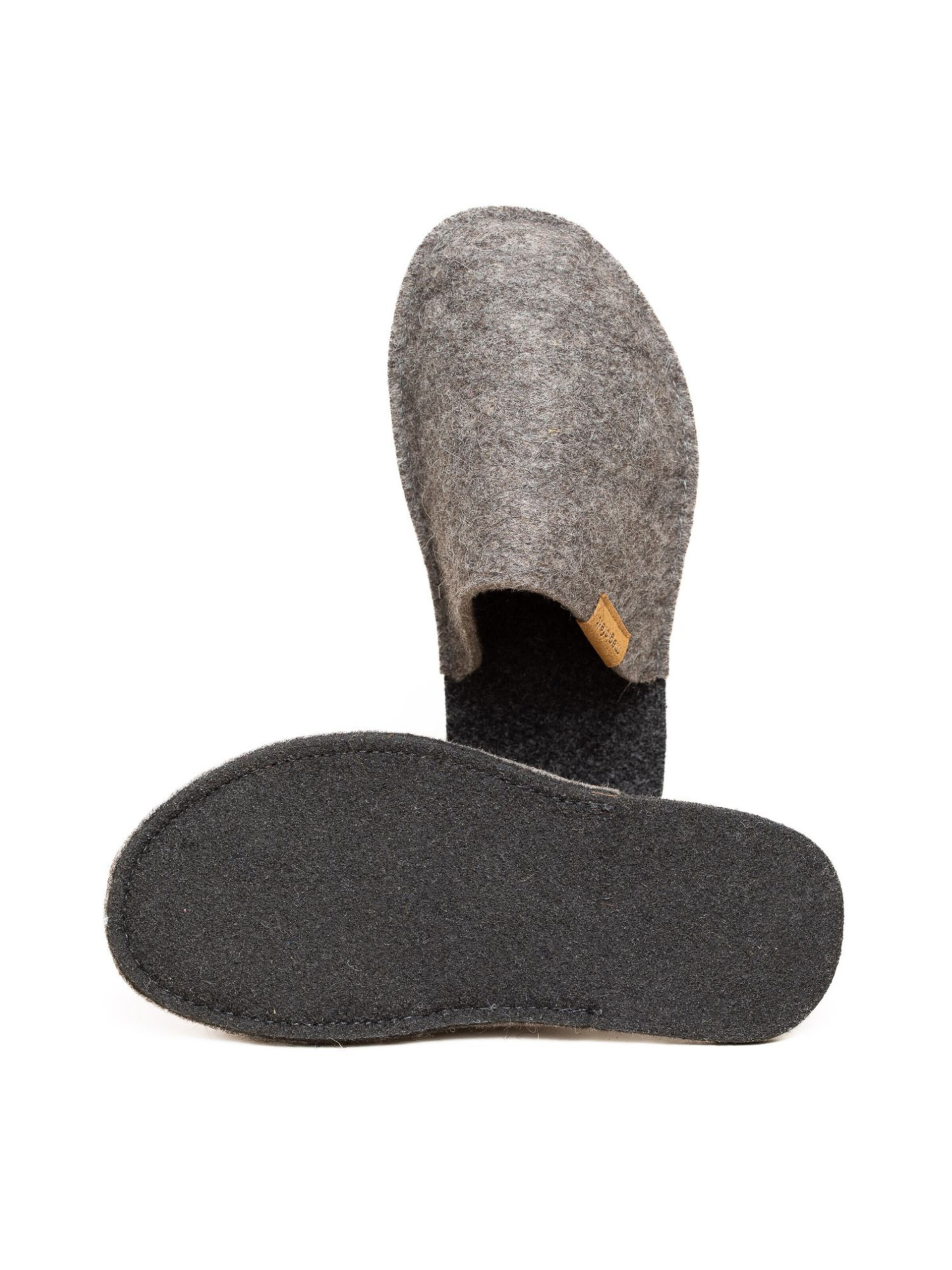 MagicFelt Slippers 'Filzpantoffel Magicfelt Travel 2.0' in Grey