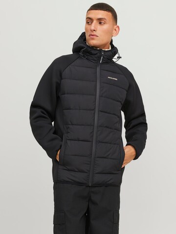 Veste mi-saison 'Dust' JACK & JONES en noir : devant