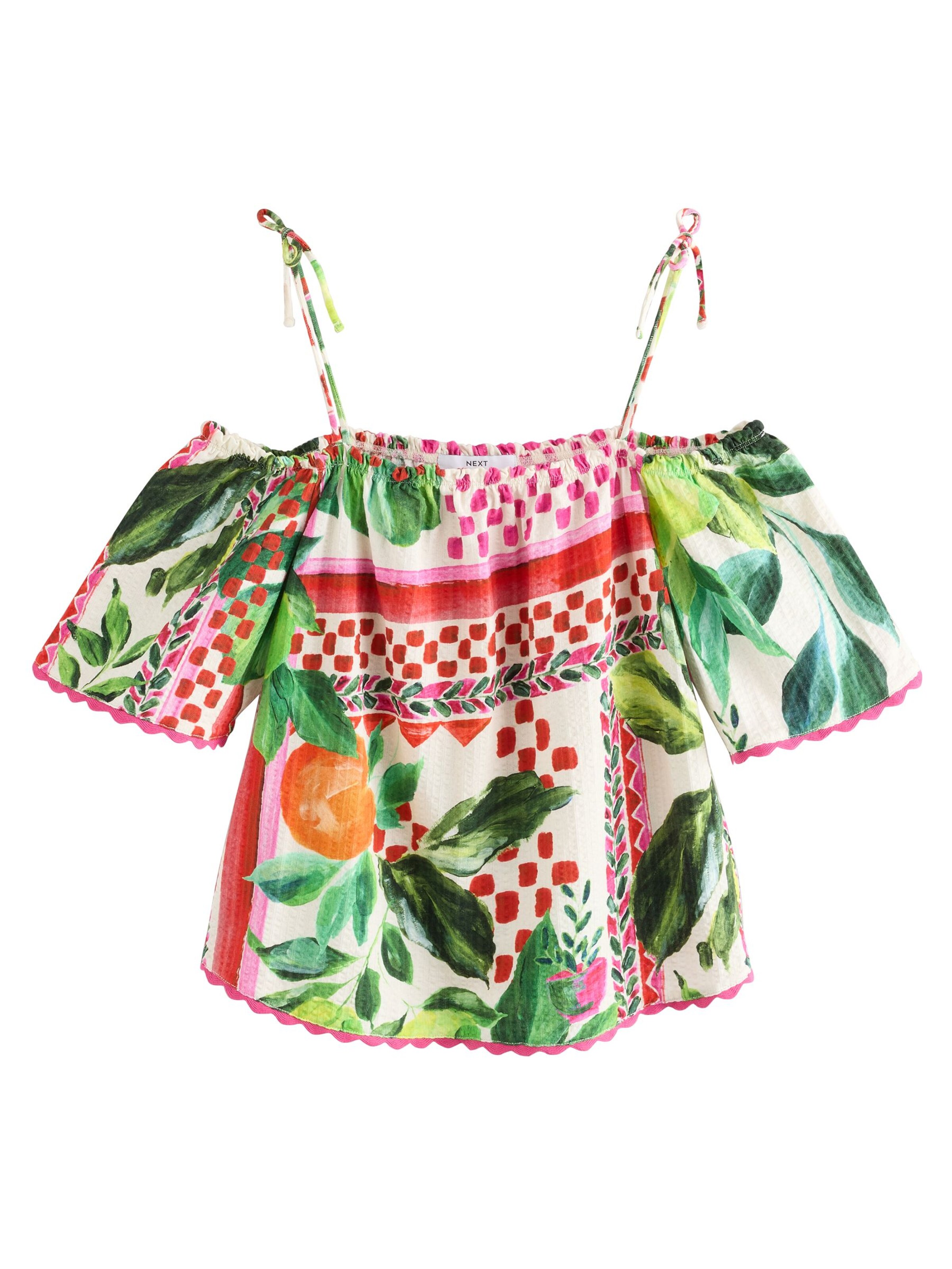 Next Блузка в Белый: спереди