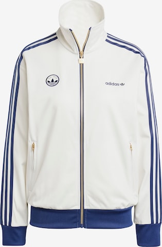 Giacca di felpa 'Firebird' di ADIDAS ORIGINALS in bianco: frontale