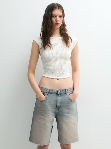 Pull&Bear Szabványos Farmer - kék