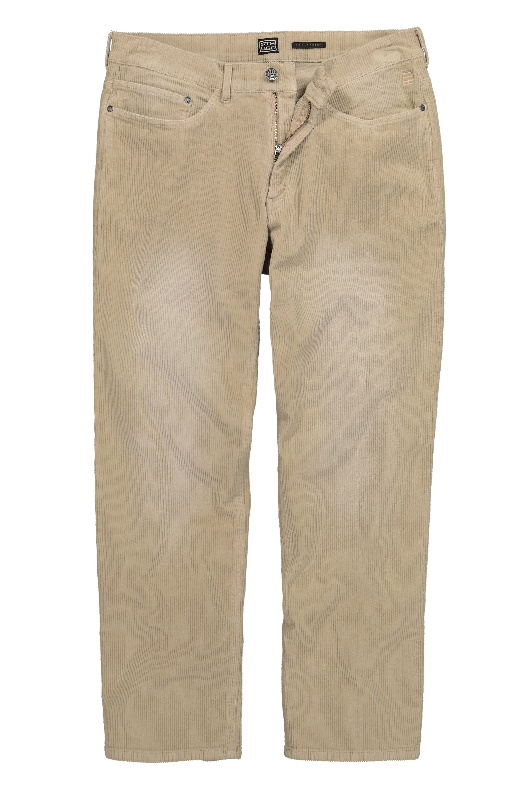 STHUGE Wide Leg Hose in Braun: Vorderseite