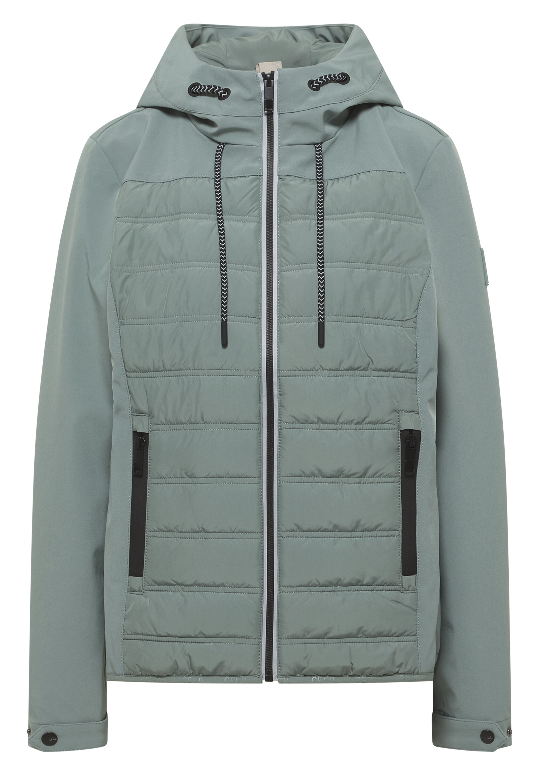 CECIL Between-Season Jacket in Green: front