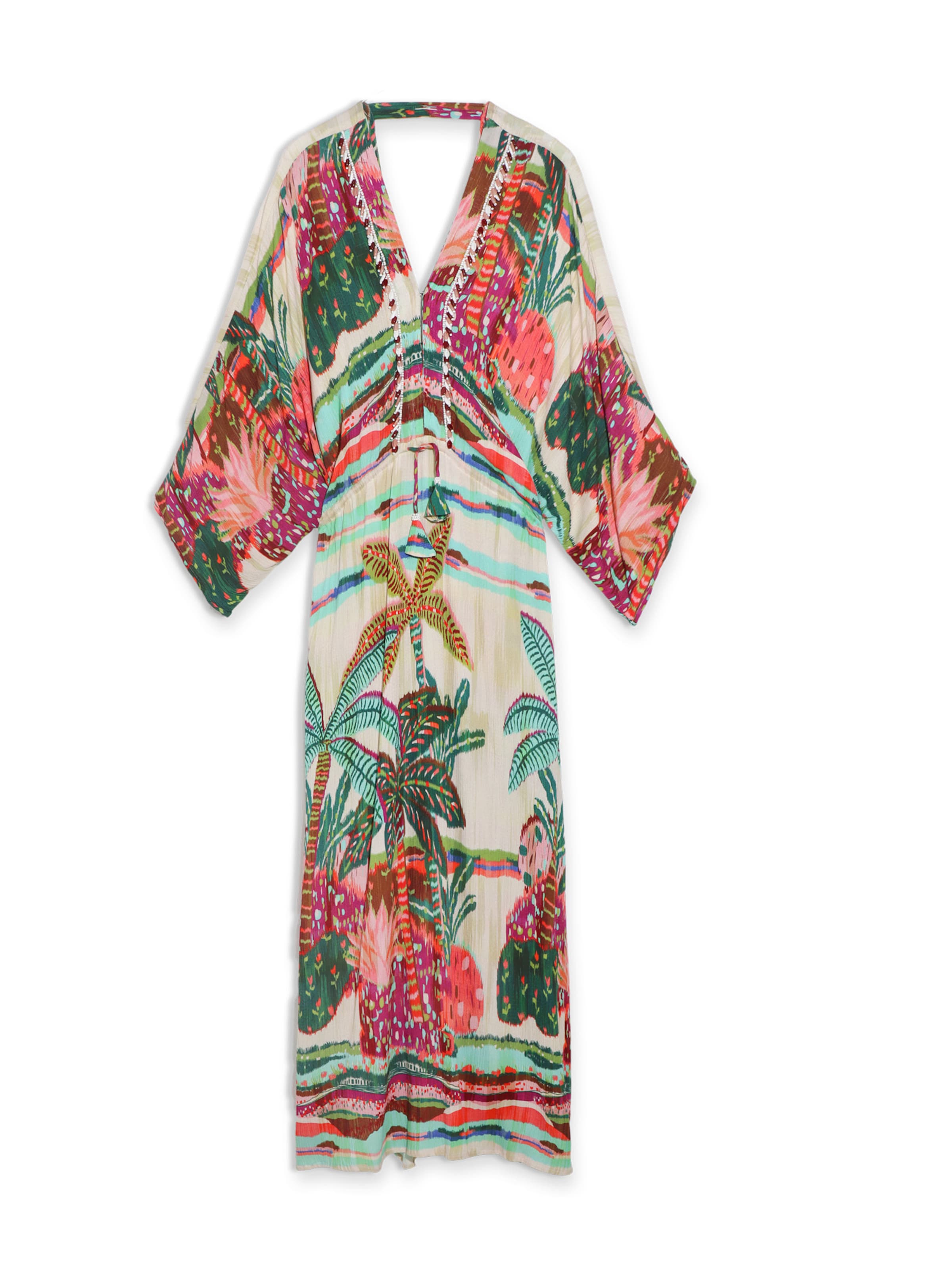 Lola Casademunt - Vestido em bege: frente